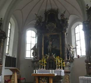 In der St. Sebastian Kirche in Ramsau