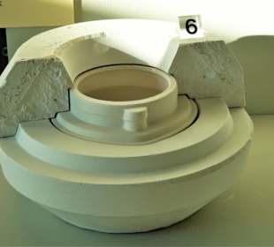 Porzellanabteilung im Heimatmuseum