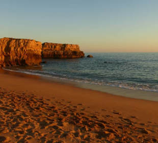 Praia do Castelo: Sonnenuntergang