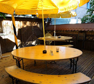 Impressionen aus dem Biergarten