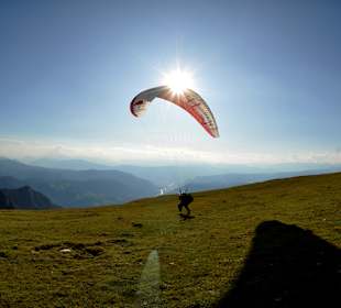 Start auf dem Schlern (2450 m)