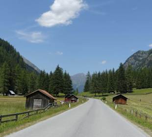 Panoramastraße am Beginn