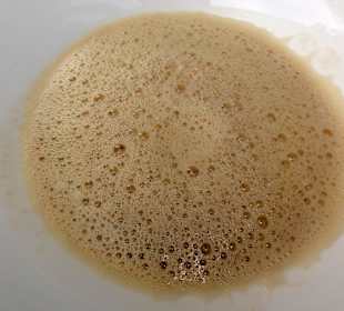 Krustentier-Schaum-Süppchen