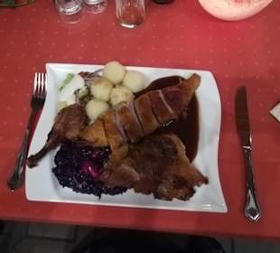 Ente knusprig.