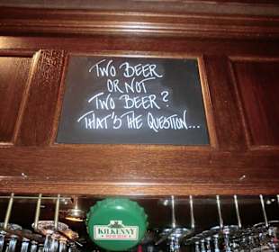 Two beer or not two beer ...