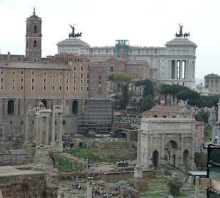 Forum Romanum mit Bogen des Septimius Severus