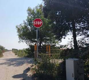 Zum Strand hin mit neuen Weg