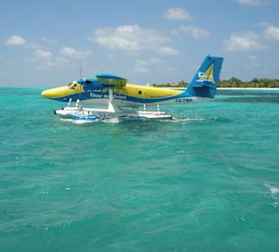 Wasserflugzeug Kuredu Island