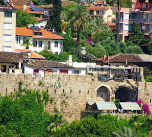 Blick zum Hafen von Antalya