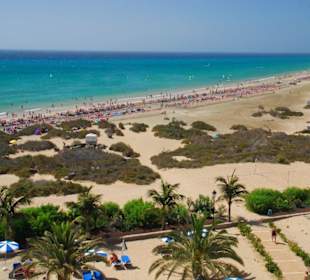 Plaża w costa calma