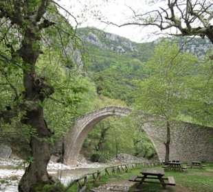 Picknick-Platz mit Blick zur Steinbrücke
