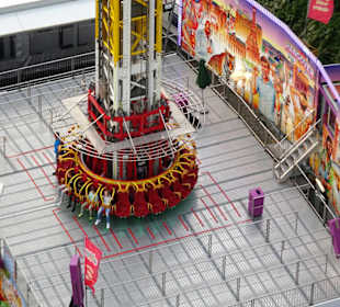 Blick auf den Freimarkt aus dem Riesenrad