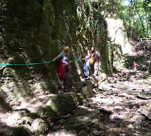 Kraxeln auf dem Rheinsteig