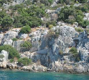 Kekova - versunkene Stadt im Mittelmeer