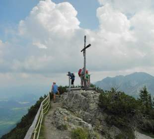 Mit Gästen das Kreuz