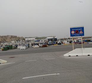 Die Fähre hat angelegt