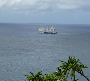 Ausblick zu Westseite von Fort Rodney