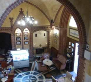 Im Café-Wieza (Café-Turm) - Blick ins Erdgeschoß