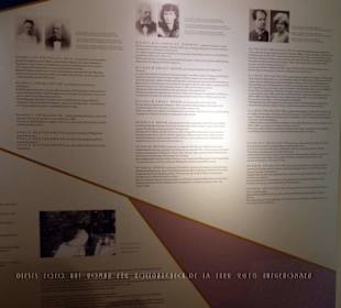 Ausschnitt aus der riesigen Tafel zu Katia Mann