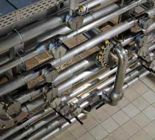 In den Gärkellern der Brauerei Stiegl