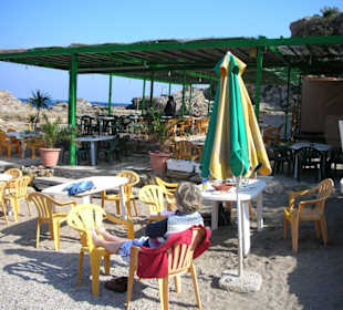 Die Taverne am Nikolai Beach