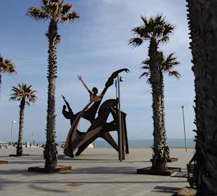 Zugang zum Stadtstrand