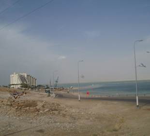 Am Ufer des toten Meeres