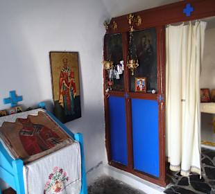 In der Kapelle Agios Nikolaos