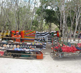 Überall Verkaufsstände