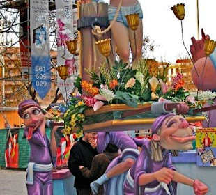 Fin de semana en fallas de valencia