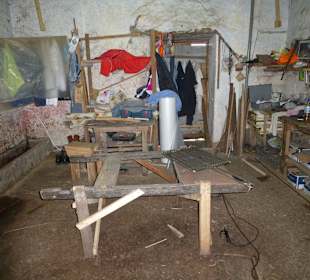 In der Werkstatt der Korbschlitten