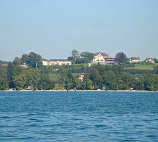 Blick auf ein Hotel