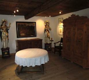 Alte Stube eines Bergmannhaushalts