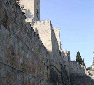 Stadtmauer in Rhodos-Stadt