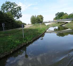 Auf dem Kanal unterwegs