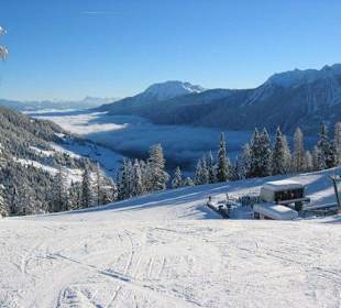 Im Skigebiet Schwemmalm