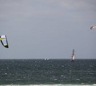 Kitesurfen vor Laboe