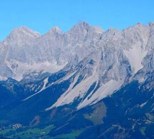 Blick zum Dachsteinmassiv