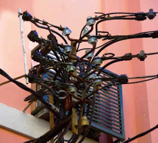 Verkabelung der Häuser 