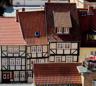 Häuser vom Schlossberg aus gesehen