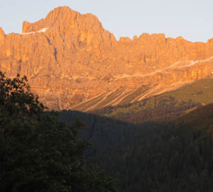 Alpenglühen des Rosengartens