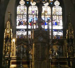 Amberg; Innenbesichtigung von St. Martin
