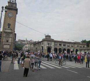 Europa - Wahlkampf in Bergamo