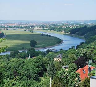 Ausblick auf die Elbe