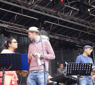 Jule Neigel und Max Mutzke bei Probe