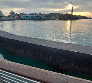 Ausblick Sentosa Boardwalk