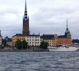 Ausblick während Stockholm Brücken-Bootstour