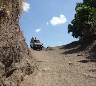 Da müssen wir runter