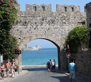 Blick auf den neuen Hafen