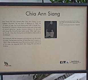 Infotafel Ann Siang Hill Park